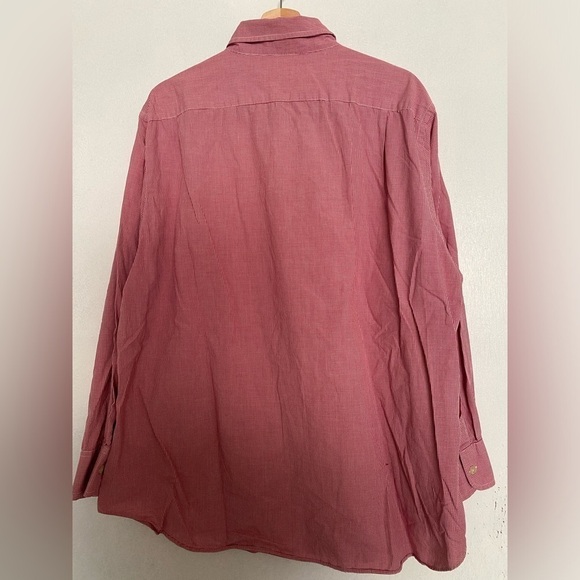 J Crew Button Down Shirt Mens XXL Large Long Sleeve Casual Red White Checker - Picture 5 of 5